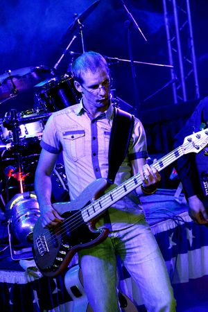 Micha mit neuem Bass