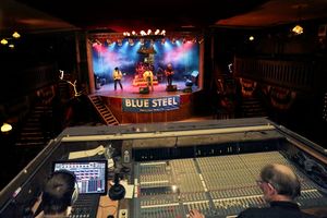 Soundtechniker bei der Arbeit