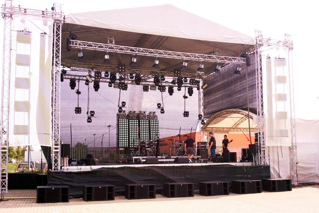 Bühne bei BELI Jubiläum