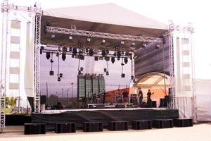 Bühne bei BELI Jubiläum